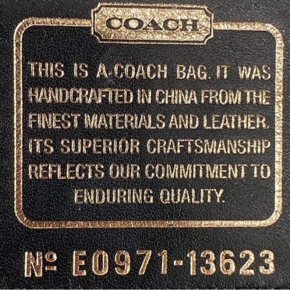 Chanel like 🌟 COACH Black Parker Kiss Lock Jacquard w/Leather Trim Shoulder Bag - Picture 12 of 12